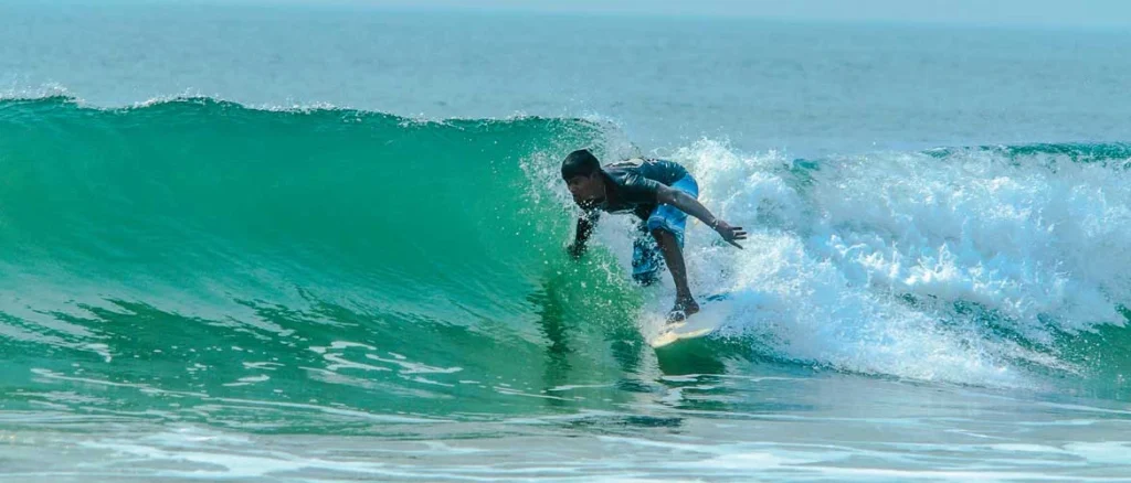 Is surfing dangerous during monsoon season in India?